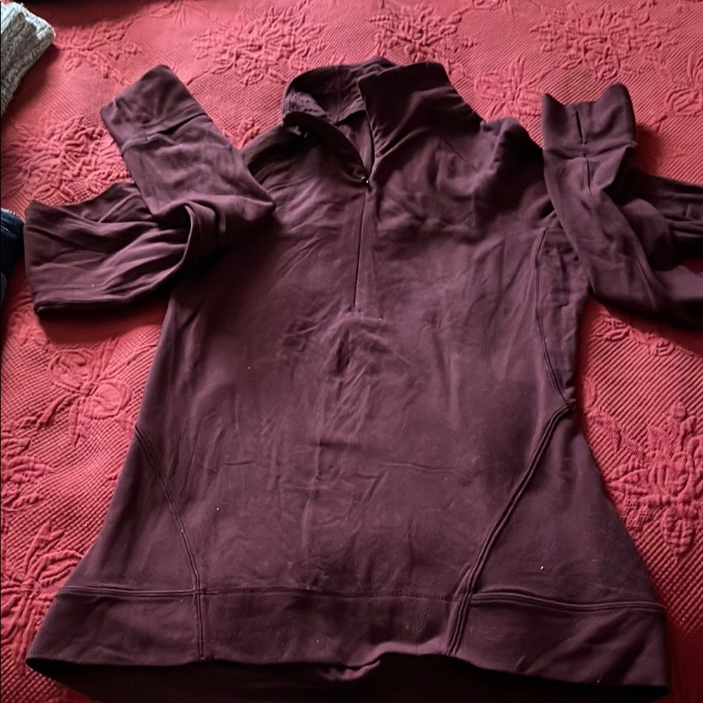 Lululemon Garnet 1/2 zip align shirt